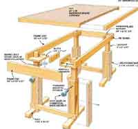 Collapsible Work Table