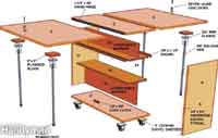 Folding Workbench