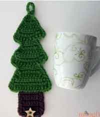 Christmas Tree Coffee Cozy