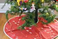 Easy Christmas Tree Skirt Sewing Tutorial