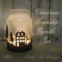 Christmas Township Candle Holder