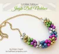 Jingle Bell Necklace Tutorial