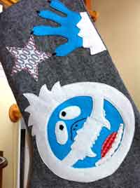 Abominable Snowman Stocking Tutorial