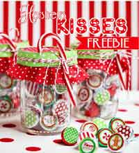 Christmas Hershey?s Kiss Printables