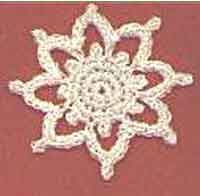 Crochet Mini Snowflake