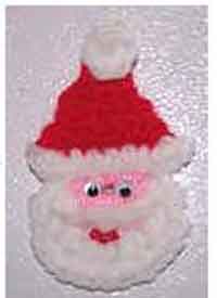 Crochet Santa Fridgie 
