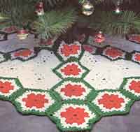 Easy Crochet Christmas Tree Skirt