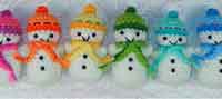 Cute Snowman Free Crochet Pattern