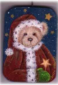 Painted Santa Bear