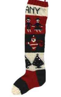 Personalized Knitted Christmas Stocking