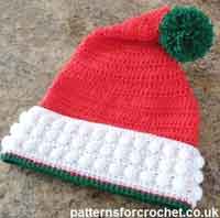 Santa Hat Free Crochet Pattern