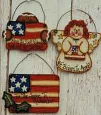 Patriotic Christmas Ornaments