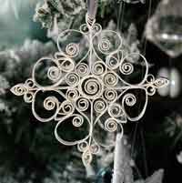 Quilled Snowflake Ornament