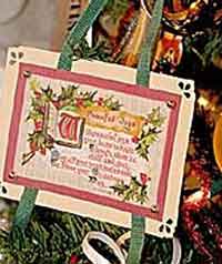 Vintage Postcard Ornaments