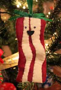 Bacon Ornament