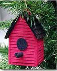 Birdhouse Ornament