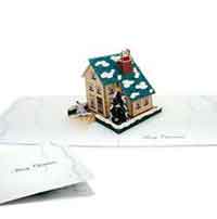 Pop-up Card (Christmas house)