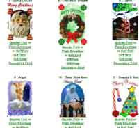 Printable Christmas Cards from PrintFree